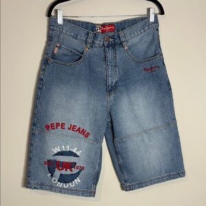 Vintage Pepe Jeans Denim Shorts Y2K
